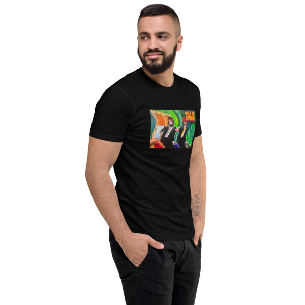 mens fitted t shirt black right front 649bc4b3908f6